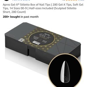 Aprés Gel-X Stiletto Nail Tips Box